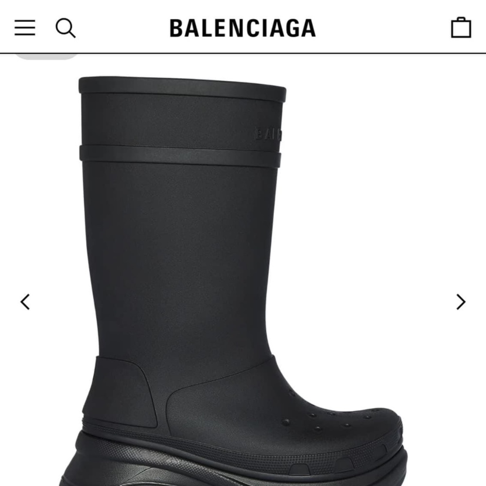 Balenciaga crock boots
